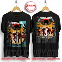 Metallica M72 Dublin Ireland Night 1 Double-Sided T-Shirt - June 19 at Aviva Stadium - Setlist Back Print
