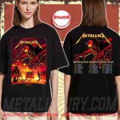 Metallica M72 Stadio Renato Dall'Ara Bologna 2026 T-Shirt