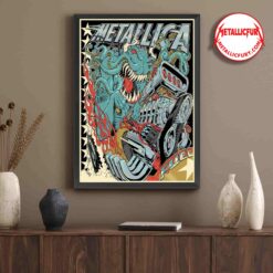 Metallica ReLoad Fuel Art Poster by Squindo