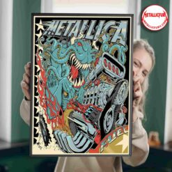 Metallica ReLoad Fuel Art Poster by Squindo