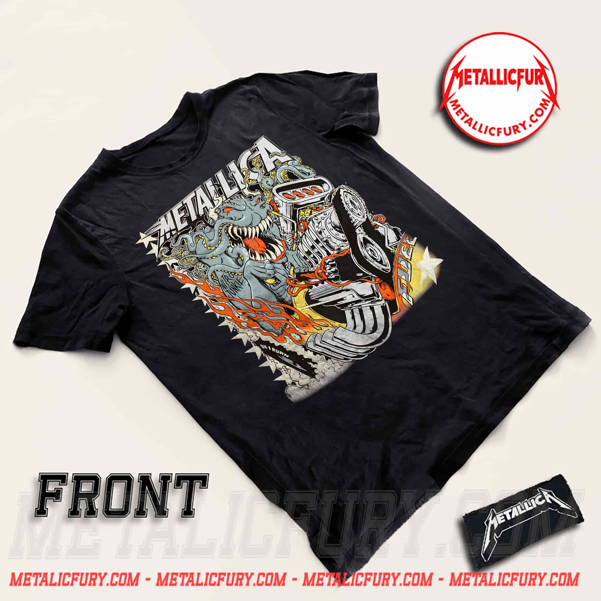 Metallica ReLoad Fuel Poster Art T-Shirt