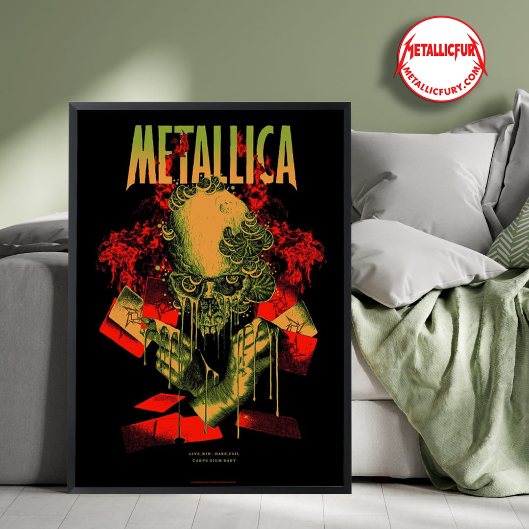 Metallica ReLoad Remastered Carpe Diem Baby Poster Art by Chris Alliston