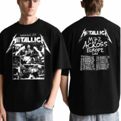 Metallica Watch Out It’s Metallica M72 Across Europe 2026 UK And EU Tour Merch T-Shirt