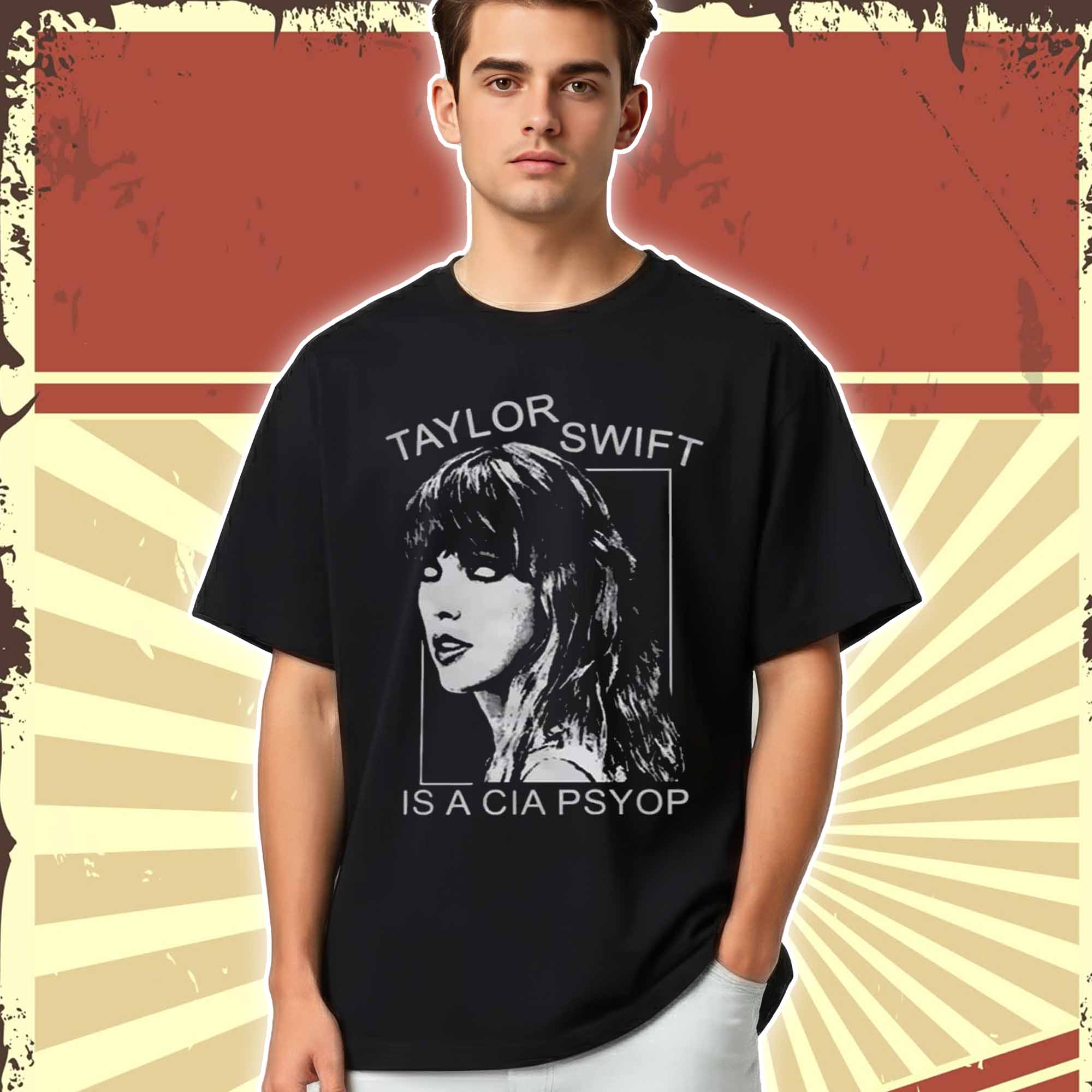Kirk Hammett Metallica “Taylor Swift Is a CIA Psyop” T-Shirt