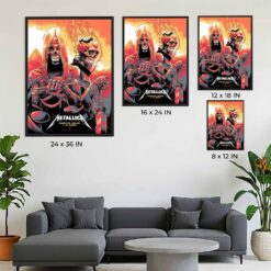 Metallica Castle Donington England 2023 Poster - Night 2, June 10, Donington Park