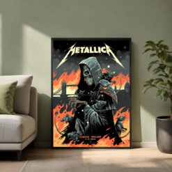 Metallica London 2026 The Plague Reaper Poster - Night 1, July 03, London Stadium