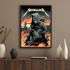 Metallica London 2026 The Plague Reaper Poster - Night 1, July 03, London Stadium