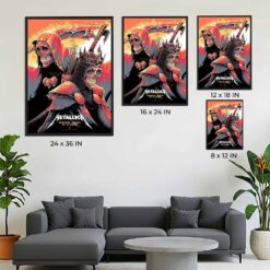 Metallica M72 Castle Donington England Night 1 Poster – June 8, 2023, Download Festival