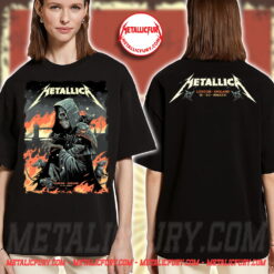 Metallica M72 England 2026 Double-Sided T-Shirt – Night 1, 3 July, London Stadium