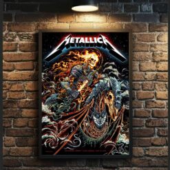 Metallica M72 Gothenburg 2023 Sweden Poster - Night 1, June 16, Ullevi Stadium