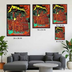Metallica M72 Hamburg Night 2 Poster – May 28, Volksparkstadion, Germany