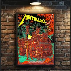 Metallica M72 Hamburg Night 2 Poster – May 28, Volksparkstadion, Germany