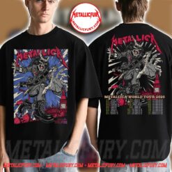 Metallica M72 London 2026 Pop-Up Double-Sided T-Shirt