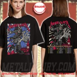 Metallica M72 London 2026 Pop-Up Double-Sided T-Shirt
