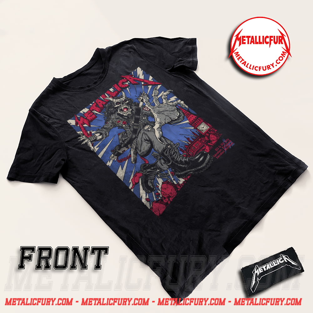 Metallica M72 London 2026 Pop-Up Shop T-Shirt – London Stadium, July 3 & 5, 2026