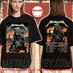 Metallica M72 London England 2026 Night 1 At London Stadium On 3 July 2026 Art By Luke Preece T-Shirt