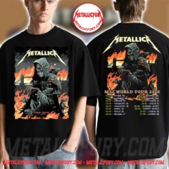 Metallica M72 London England 2026 Night 1 At London Stadium On 3 July 2026 Art By Luke Preece T-Shirt