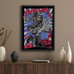 Metallica M72 London, England 2026 Pop-Up Shop Poster Art by Puis Calzada