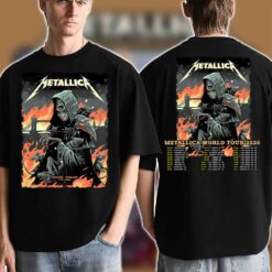 Metallica M72 London Night 1 Double-Sided T-Shirt – July 3, London Stadium