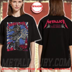 Metallica M72 London UK 2026 Pop Up Shop Merch Tee At London Stadium On 3 And 5 July 2026 Two Sided T-Shirt