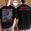 Metallica M72 London UK 2026 Pop Up Shop Merch Tee At London Stadium On 3 And 5 July 2026 Two Sided T-Shirt