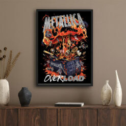 Metallica OverLoad The Black Box Museum Poster | Load & ReLoad Era Art Print