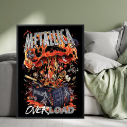 Metallica OverLoad The Black Box Museum Poster | Load & ReLoad Era Art Print