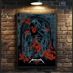 Metallica M72 Amsterdam 2023 Poster – Night 1, April 27 – Johan Cruijff Arena – Artwork by Ken Taylor
