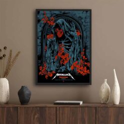 Metallica M72 Amsterdam 2023 Poster – Night 1, April 27 – Johan Cruijff Arena – Artwork by Ken Taylor