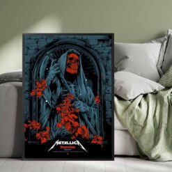 Metallica M72 Amsterdam 2023 Poster — Night 2, April 29, Johan Cruijff Arena — Artwork by Ken Taylor