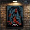 Metallica M72 Amsterdam 2023 Poster — Night 2, April 29, Johan Cruijff Arena — Artwork by Ken Taylor