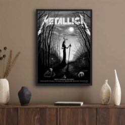 Metallica M72 Edmonton 2024 Wendigo Pop-Up Shop Poster