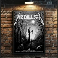 Metallica M72 Edmonton 2024 Wendigo Pop-Up Shop Poster