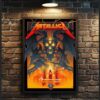 Metallica M72 Minneapolis 2024 Vance Kelly Pop-Up Shop Poster