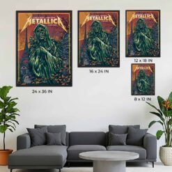 Metallica M72 Paris 2023 Poster - Night 2, Stade de France, May 19