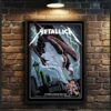 Metallica M72 Seattle 2024 Seahawk Pop-Up Shop Poster – Nate Dino