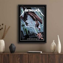 Metallica M72 Seattle 2024 Seahawk Pop-Up Shop Poster – Nate Dino