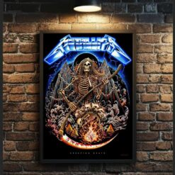 Metallica Creeping Death Poster Artwork by Miles Tsang