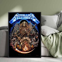 Metallica Creeping Death Poster Artwork by Miles Tsang