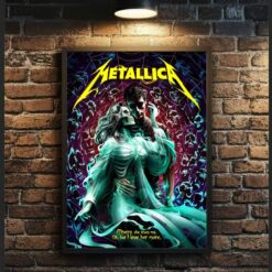Metallica Inamorata “Misery, She Loves Me” 2024 Poster – Artwork by Andrew Cremeans
