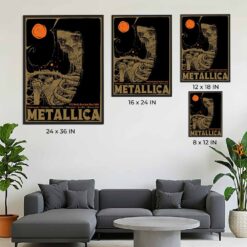 Metallica M72 Foxborough 2024 Pop-Up Shop Poster – Godmachine