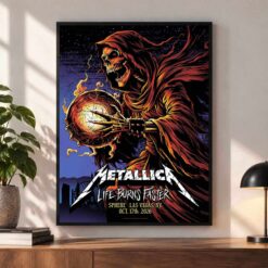 Metallica Las Vegas Weekend 3 Night 2 Poster October 17 2026