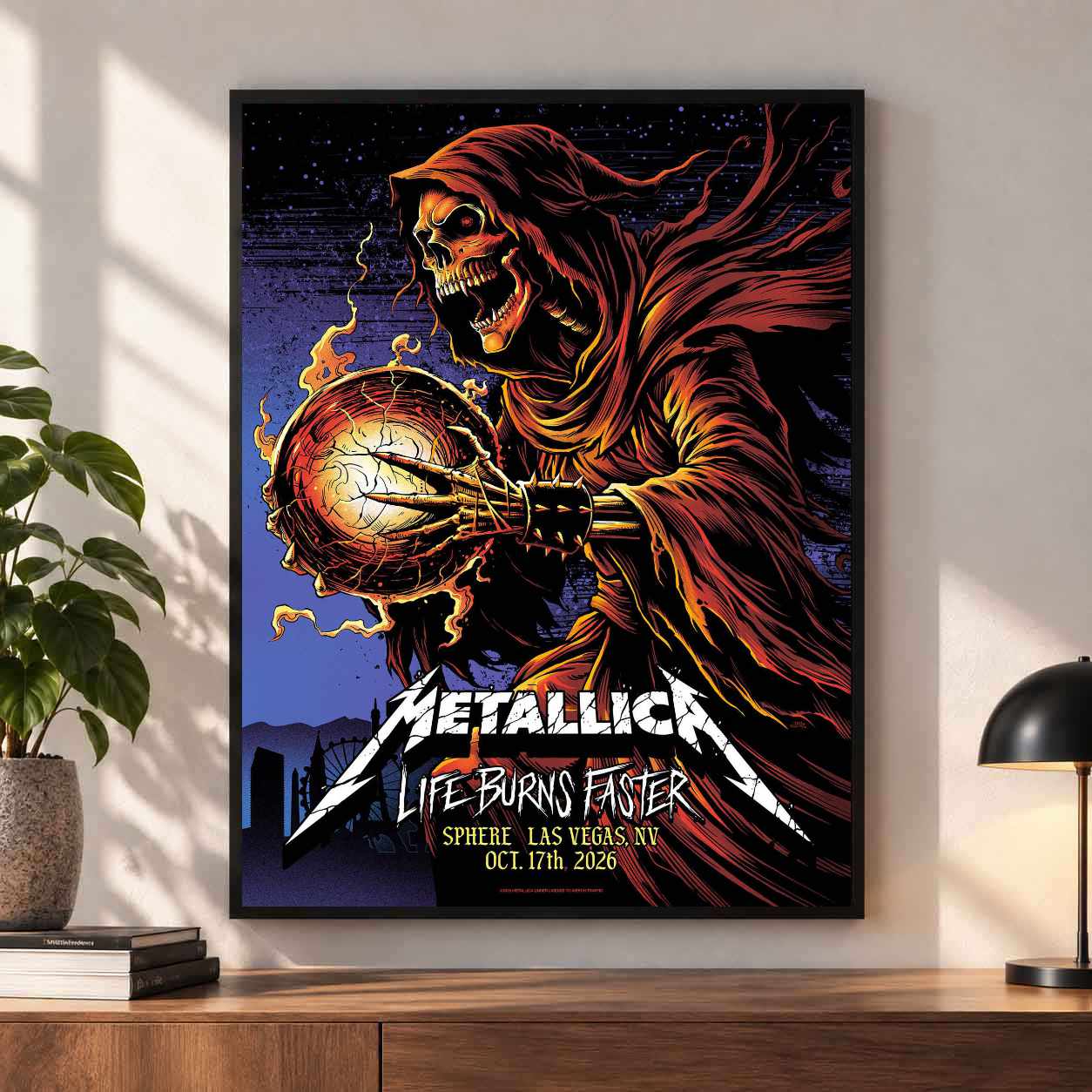Metallica Las Vegas Weekend 3 Night 2 Poster October 17 2026