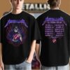 Metallica Life Burns Faster 2026 2027 Las Vegas Merch Tee - Skeleton Wizard