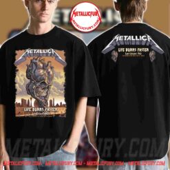 Metallica "Life Burns Faster" Las Vegas Week 2 Pop-Up Shop T-Shirt