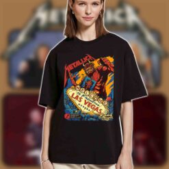 Metallica Life Burns Faster Las Vegas Weekend 1 Red Devil Pop-Up Shop T-Shirt