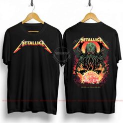 Metallica Live At Sphere Las Vegas 2026 2027 Tour Ktulu Two Sided T-Shirt