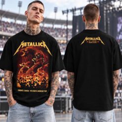 Metallica M72 Toronto 2025 Two Sided T-Shirt – Night 2, April 26, 2025