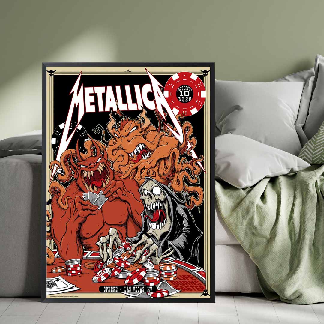 Metallica Sphere Las Vegas 2026 Week 2 Night 1 October 10 Poster