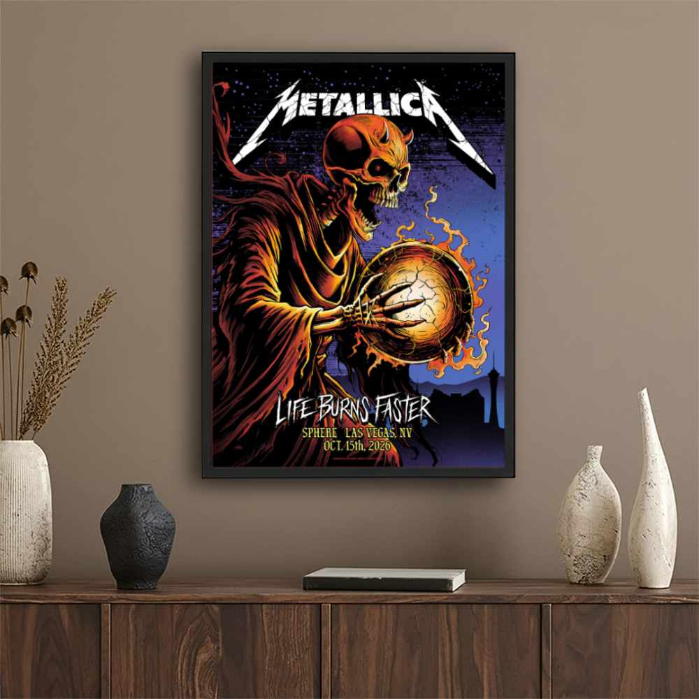Metallica Sphere Las Vegas Weekend 3 Night 1 October 15 2026 Poster